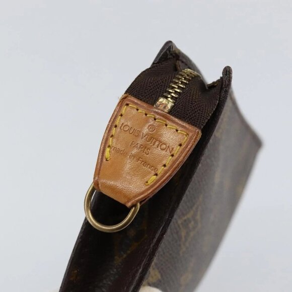 LOUIS VUITTON Monogram Bucket PM Accessory Pouch LV Auth - Picture 7 of 16